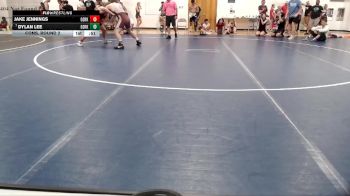 169-179 lbs Cons. Round 2 - Dylan Lee, Danville vs Jake Jennings, West Aurora