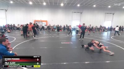 70 lbs 1st Place Match - Kyzer Powers, C2X vs Milo Sligh, Cobra Wrestling Club