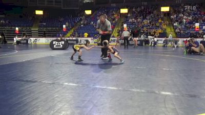 41 lbs Round Of 16 - Jonah Burkett, Claysburg-Kimmel vs Jaxon Dalessio, Elderton