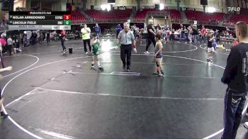 70 lbs Cons. Semi - Nolan Arredondo, Elm Creek Youth Wrestling Club vs Lincoln Field, Rocks Wrestling Club