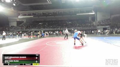 190 lbs Cons. Round 2 - Breyden Rush, Del Oro vs Saifubrahman Ghaws, Highlands