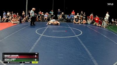 96 lbs Round 3 (8 Team) - Noah Losey, Kraken Elite vs Brady Genard, Mat Assassins Black