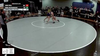 140 lbs. 3rd Place Match - Mira Richardson, Eureka vs Adia Hull, Willard
