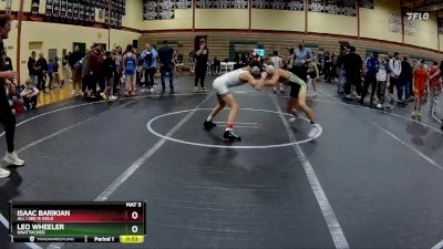 92 lbs Cons. Semi - Leo Wheeler, Unattached vs Isaac Barikian, All I See Is Gold