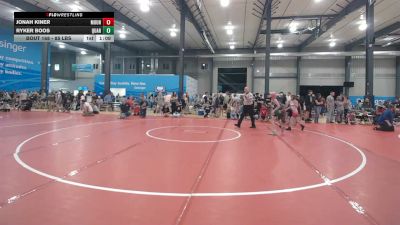 85 lbs Round Of 16 - Jonah Kiner, Mount Holly Springs vs Ryker Boos, Quarryville