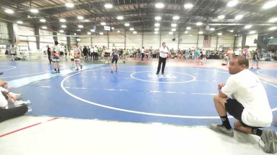 90 lbs Rr Rnd 1 - Hunter Kowatch, All American Wrestling Club - MS vs Blake Kapitan, Indiana Outlaws Gold - MS