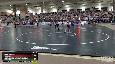 A 132 lbs Cons. Round 3 - Max Minor, Tennessee vs Nathaniel Moungsiharat, Soddy Daisy