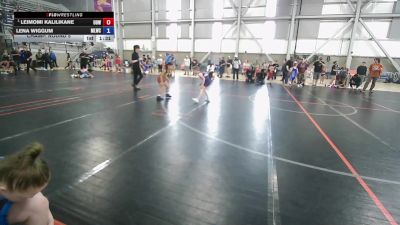 82 lbs Champ. Round 5 - Leimomi Kalilikane, UP Outlaw WC vs Lena Wiggum, Moses Lake Wrestling Club