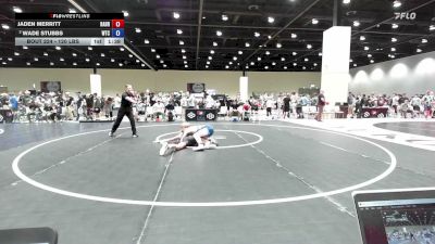 120 lbs Champ. Rd Of 32 - Jaden Merritt, Basement Brawlers vs Wade Stubbs, Wichita Training Center