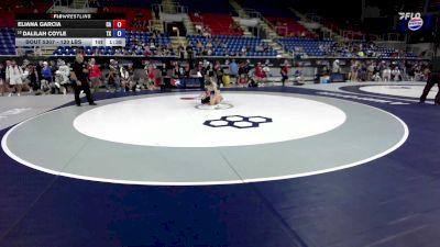 120 lbs Champ. Rd Of 64 - Eliana Garcia, CA vs Dalilah Coyle, TX