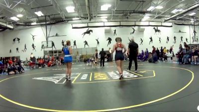 160 lbs Round 3 (16 Team) - Katie Harshbarger, Hiram vs Sofia Toledo, Lindsey Wilson College