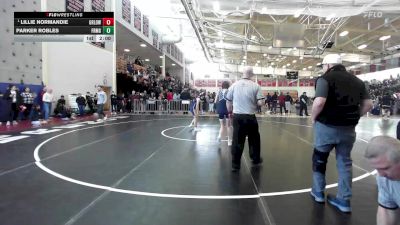 100 lbs Semifinal - Lillie Normandie, Greater Lowell vs Parker Robles, Framingham