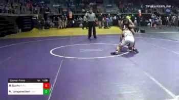 160 lbs Quarterfinal - Brayden Suchy, Russell Wrestling Club vs Mason Langeneckert, Unattached