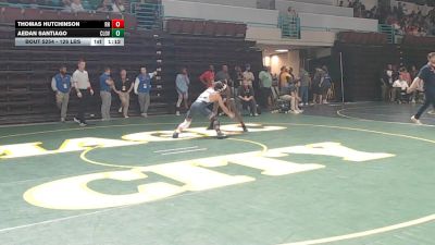 126 lbs Consi Of 8 #2 - Thomas Hutchinson, Rock Hill vs Aedan Santiago, Clover