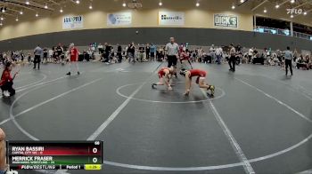 68 lbs Round 1 - Ryan Bassiri, Capital City WC vs Merrick Fraser, Warhawks Wrestling