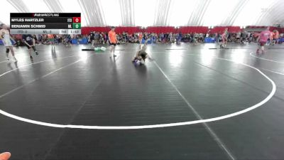 106 lbs Round 2 (6 Team) - Benjamin Schmid, Mille Lacs Raiders vs Myles Hartzler, Illinois Top Dawgs