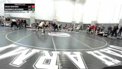 138B lbs Champ. Rd Of 32 - Izaiah Martinez, Deseret Peaks vs Broderick McFadden, Davis