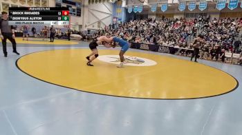 215 lbs 3rd Place Match - Dionysus Alston, Caesar Rodney H S vs Brock Rhoades, Caravel Academy