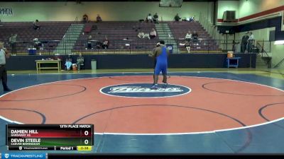 285 lbs 13th Place Match - Damien Hill, Hardaway Hs vs Devin Steele, Carver Birmingham