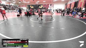 125 lbs Cons. Round 5 - Cyra Barandaran-Bybee, San Clemente vs Alexa Alicante, Cerritos