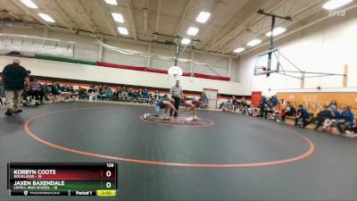 126 lbs Round 1 (6 Team) - Korbyn Coots, DouglasSD vs Jaxen Baxendale, Lovell High School