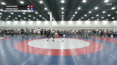 132 lbs 1st Place Match - Lukah Zherka, Sons Of Thunder vs Antonio Mills, Roundtree Wrestling Academy