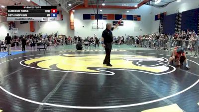 105 lbs Quarterfinal - Seth Hopkins, Virginia Team Predator vs Jameson Neise, Raider Nation Wrestling Club