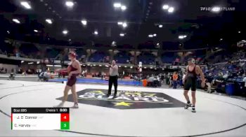 132 lbs Quarterfinal - Jack O`Connor, Brother Rice vs Caden Harvey, Lincoln-Way Central