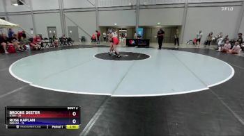 125 lbs Round 1 (6 Team) - Brooke Deeter, Utah vs Rose Kaplan, Indiana