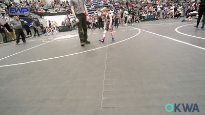 43 lbs Consi Of 8 #2 - Lincoln Crow, Berryhill Wrestling Club vs Brayden Letterman, Norman Grappling Club