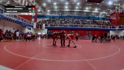 157 lbs Quarterfinal - Amari Leake, East Chicago Central vs Griffin VanTichelt, Crown Point