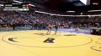 G155-4A 3rd Place Match - Abi Speer, Berthoud Girls vs Maliyah Sandoval, Pueblo Central Girls