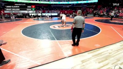 1A 285 lbs Cons. Round 1 - Brady Mullens, Peoria (Notre Dame) vs Jared Claunch, Byron