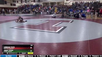 138 lbs Quarterfinal - Jordan Thys, Benton Community vs Mikey Ryan, Mount Vernon