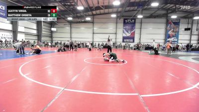 138 lbs Round Of 64 - Jaxtyn Virgil, NC vs Matthew Orbeta, CA