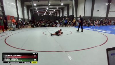 74 lbs Quarterfinal - Elijah Hetrick, FordDynastyWrestlingClub vs Andrew O`Donnell, Mat Demon Wrestling Club