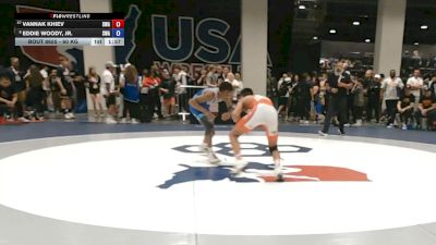 60 kg Champ. Rd Of 64 - Vannak Khiev, SPAR Wrestling Academy vs Eddie Woody, Jr., Sebolt Wrestling Academy