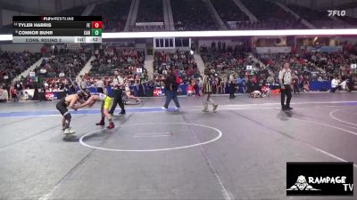 100 lbs Cons. Round 3 - Tyler Harris, Falcon Empire vs Connor Buhr, Carroll