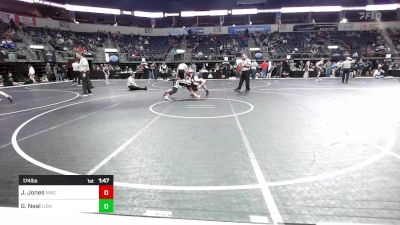 174 lbs Quarterfinal - Jackson Jones, MoWest Championship Wrestling vs Gage Neal, Lions Wrestling Academy