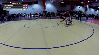 100 lbs Round 5 - Colt Brewer, Virginia Team Predator vs Dylan Luik, Legend Wrestling Club