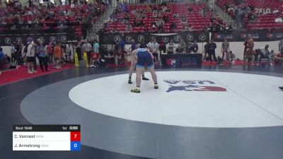 92 kg Cons 32 #2 - Carter Vannest, Vasky Bros\Pitman Wrestling Club vs Jasper Armstrong, Askeo International Mat Club