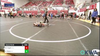 46 lbs Consi Of 16 #2 - Masterson Hight, Piedmont vs Adan Reza, Blaine County Grapplers