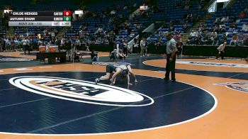 115 lbs Cons. Round 2 - Chloe Hedges, Canton vs Autumn Starr, Bloomington (H.S.)