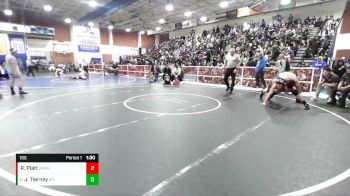 195 lbs Champ. Round 1 - Joseph Tierney, Irvine vs Robert Platt, Brawley Union