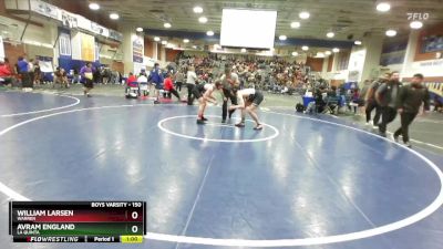 150 lbs Cons. Round 2 - William Larsen, Warren vs Avram England, La Quinta