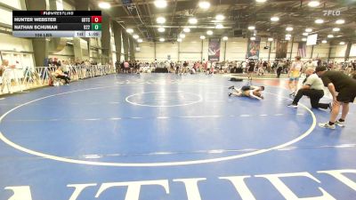 106 lbs Rr Rnd 2 - Hunter Webster, Team Gotcha vs Nathan Schuman, Team 922