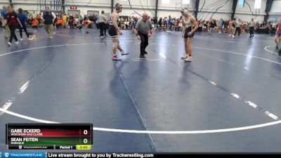 Silver 165 lbs Champ. Round 1 - Gabe Eckerd, Wisconsin-Eau Claire vs Sean Feiten, Dubuque