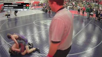 106 lbs Champ. Round 3 - James Culbertson, Glencoe vs Owen Hosch, Sunset