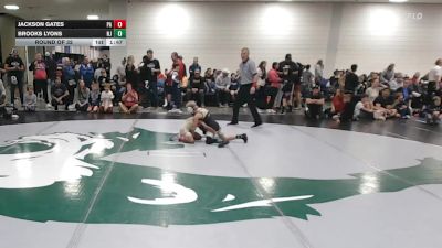 70 lbs Round Of 32 - Jackson Gates, PA vs Brooks Lyons, NJ