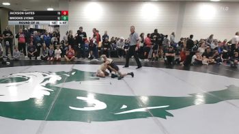 70 lbs Round Of 32 - Jackson Gates, PA vs Brooks Lyons, NJ
